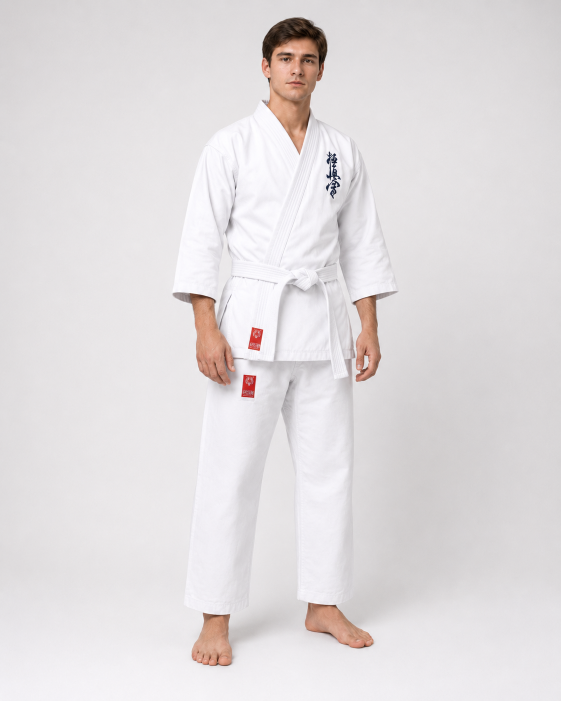 Katsudo Kyokushin kimono, white