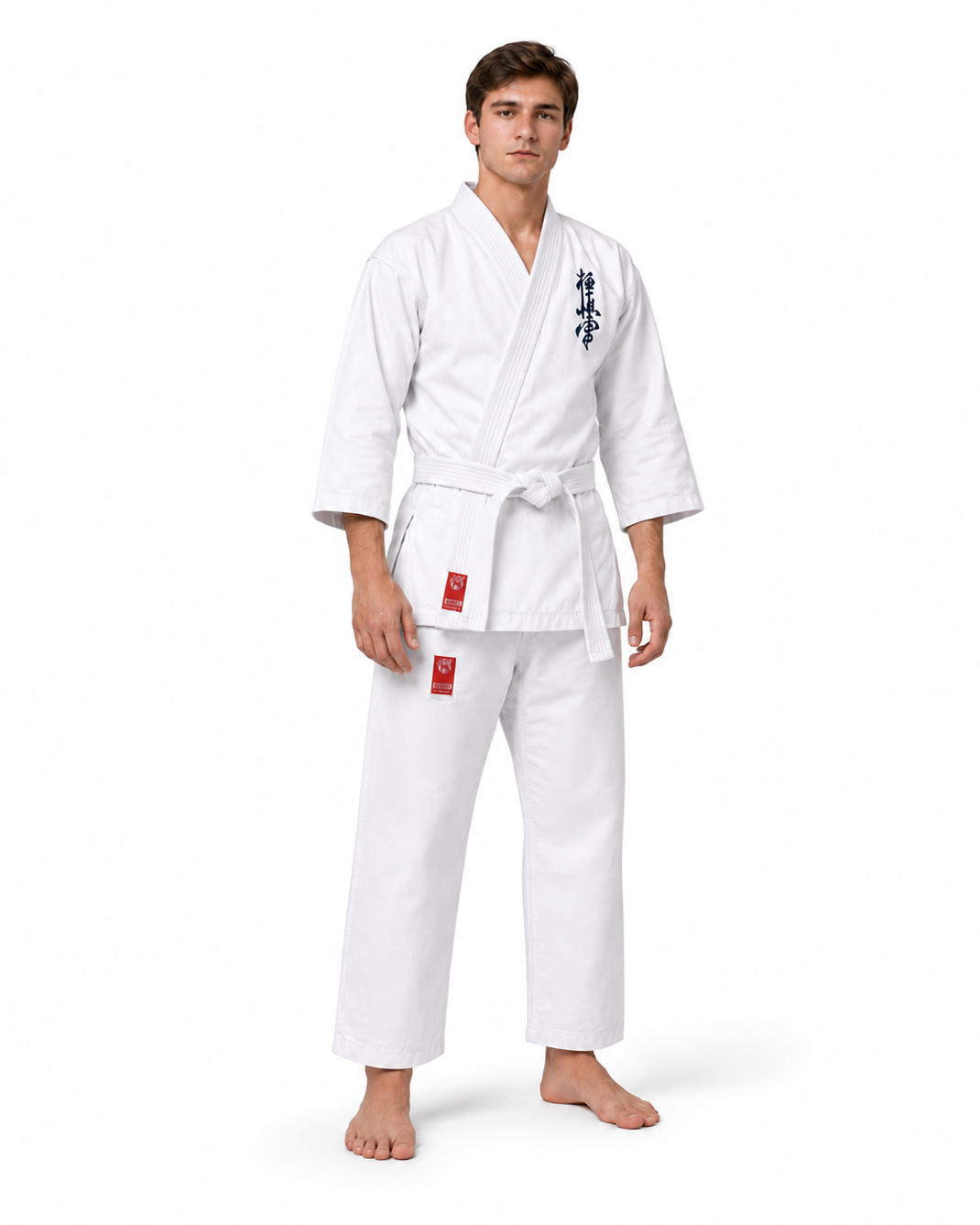 Katsudo Kyokushin kimono, white