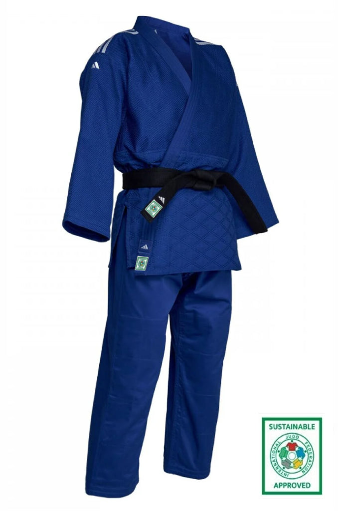Adidas JU Kimono Champion III IJF Slim Fit 750 g, blau