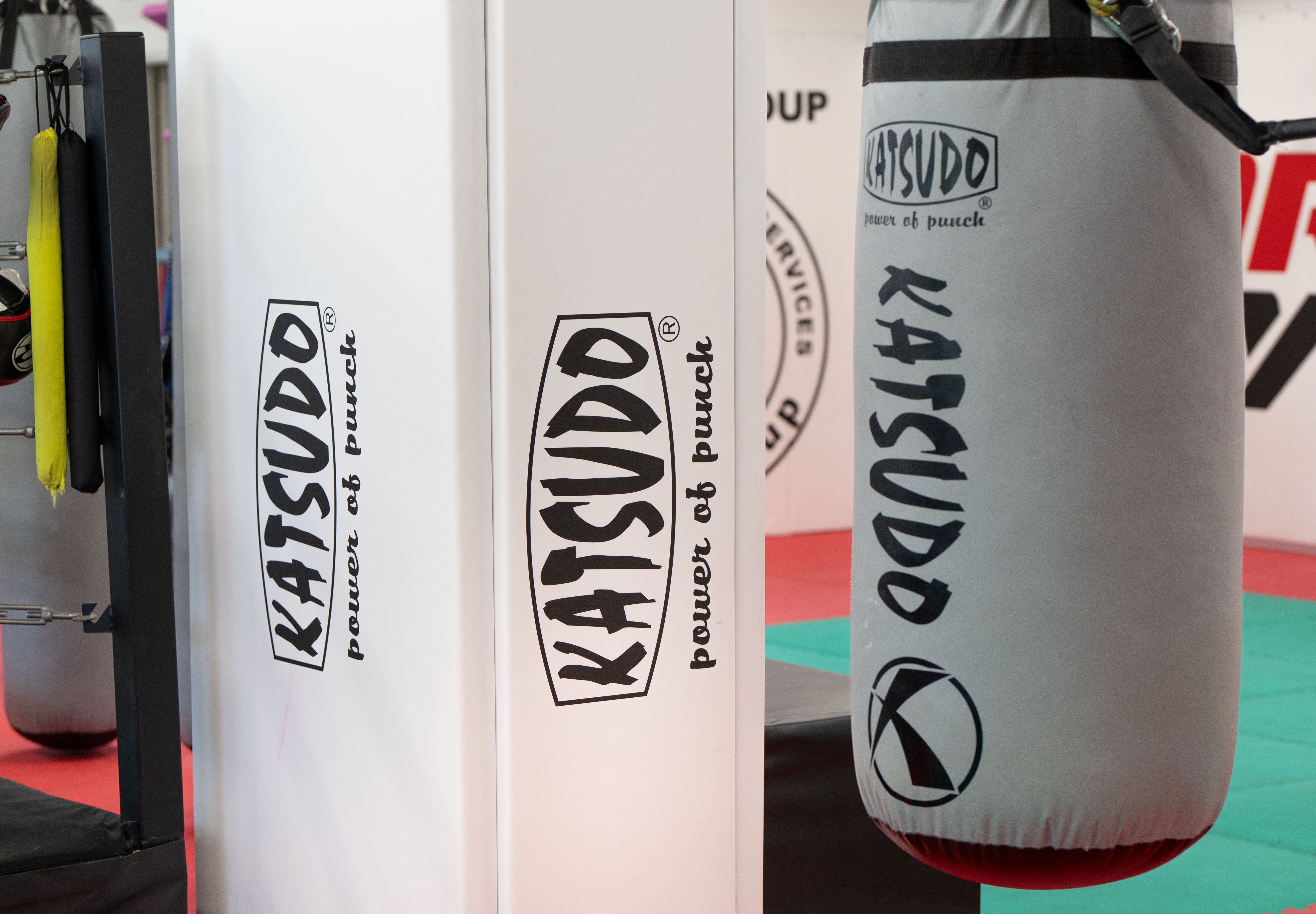 Katsudo Punching Bag Big Boy Pro Boxing, Gray