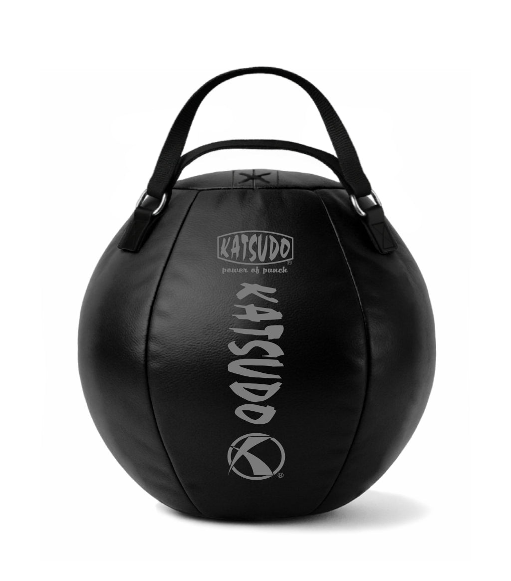 Katsudo punching ball Leodor with strap, black