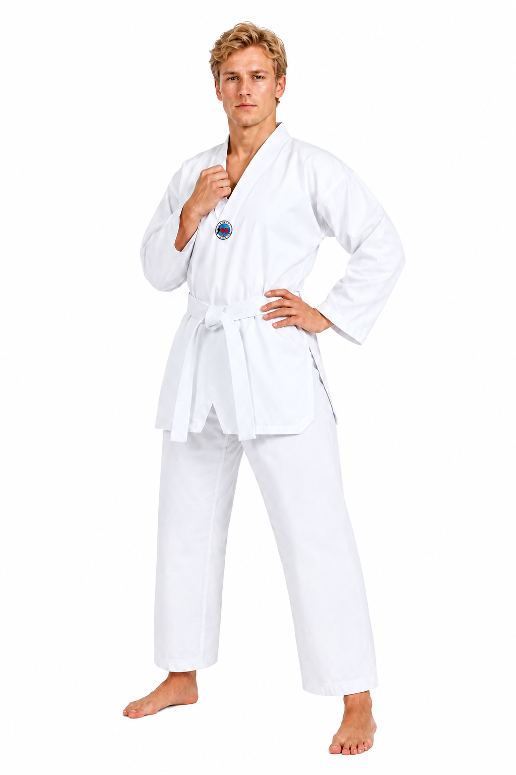 Katsudo TKD dobok WTF 550g, λευκό