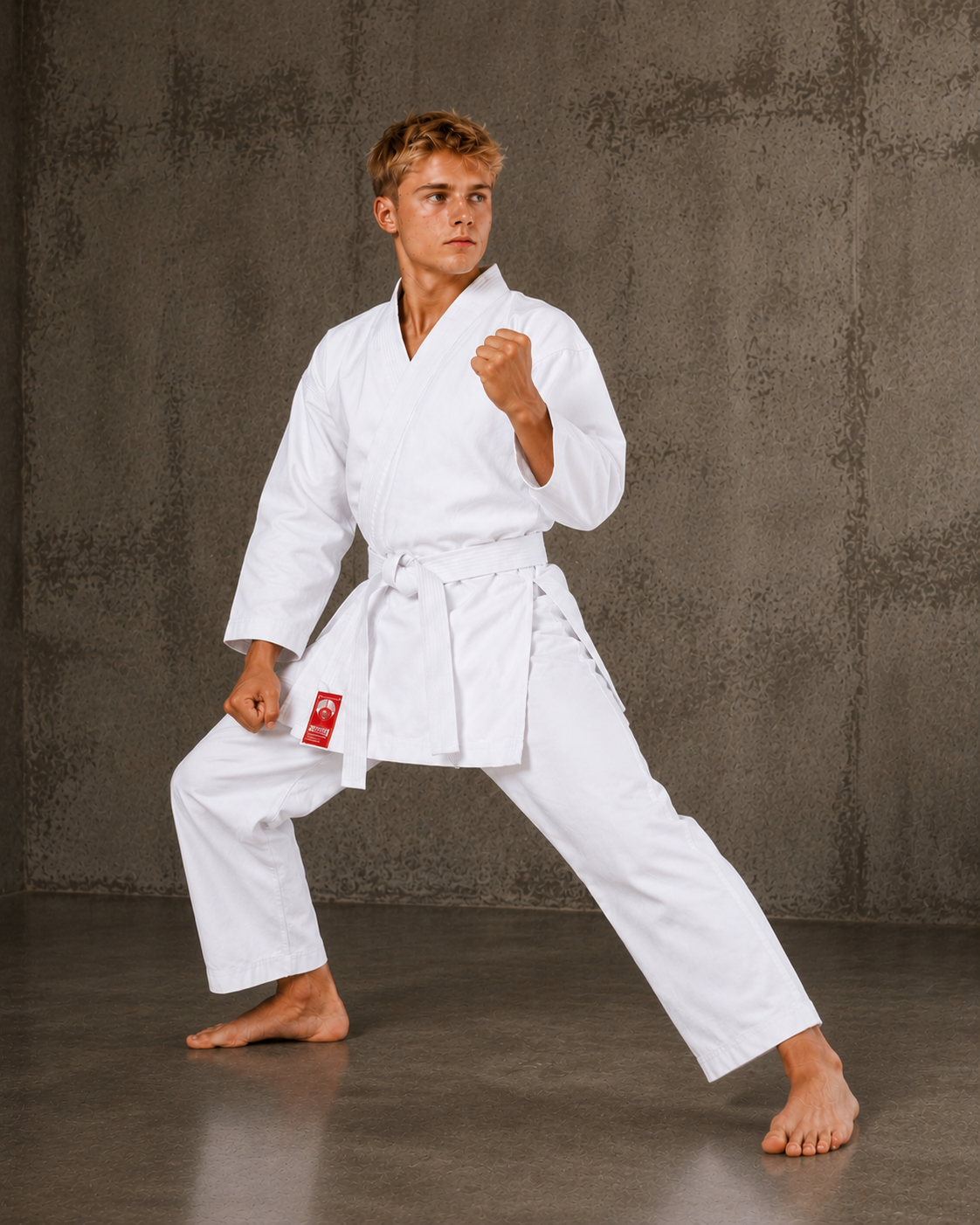 Katsudo Karate Uniform Tiger, White