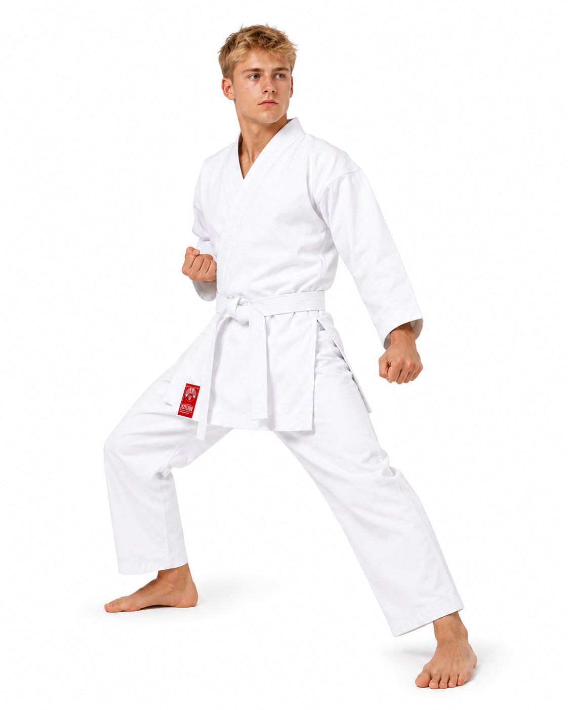 Katsudo Karate Uniform Tiger, White