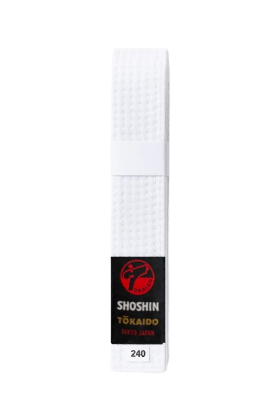 Tokaido Obi Belt Shoshin, White