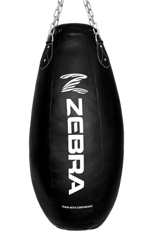 Zebra Leather Boxing Pear 120x33, Black