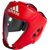 Adidas Leather Boxing Headguard AIBA 1, Red