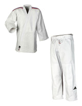 Adidas JU kimono s reprezentačnými pásmi IJF Champion III Regular fit, biele