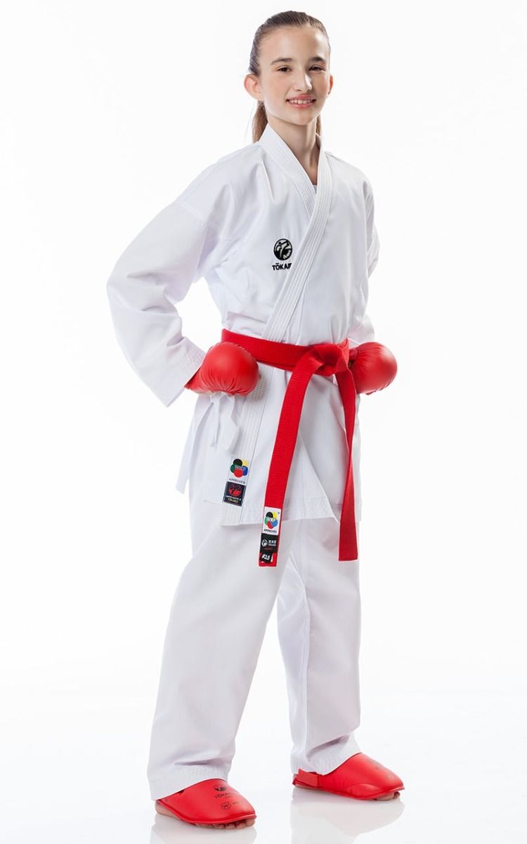 Tokaido detské KA kimono Kumite Master WKF 270g, biele