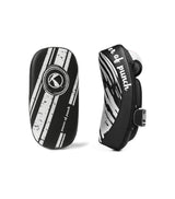 Katsudo Leather Arm Makiwara Curve 2pcs, White-Black