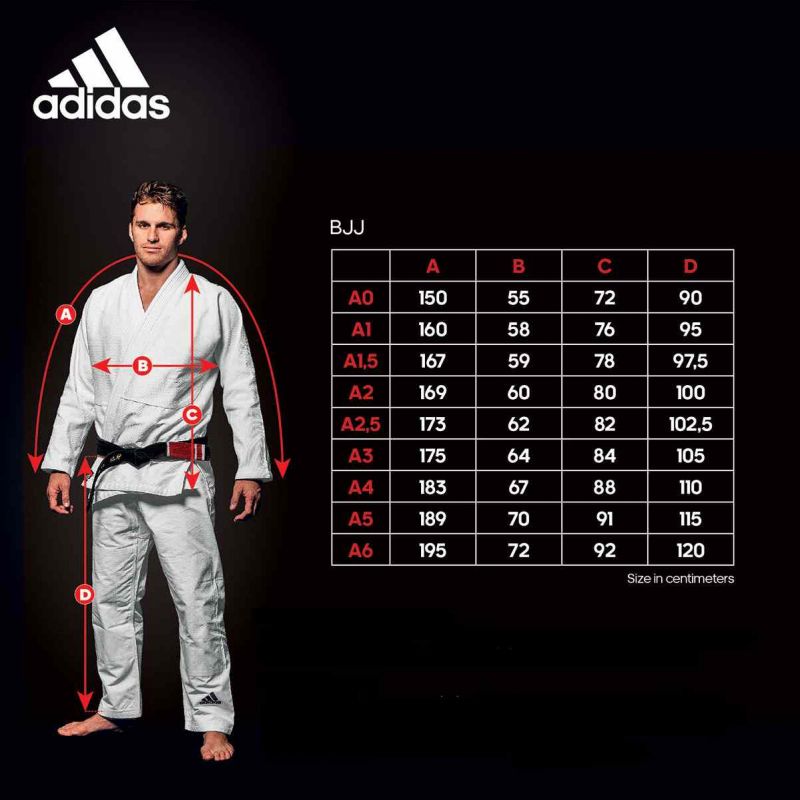 Adidas Kids BJJ Gi Challenge 2.0 515g, Black