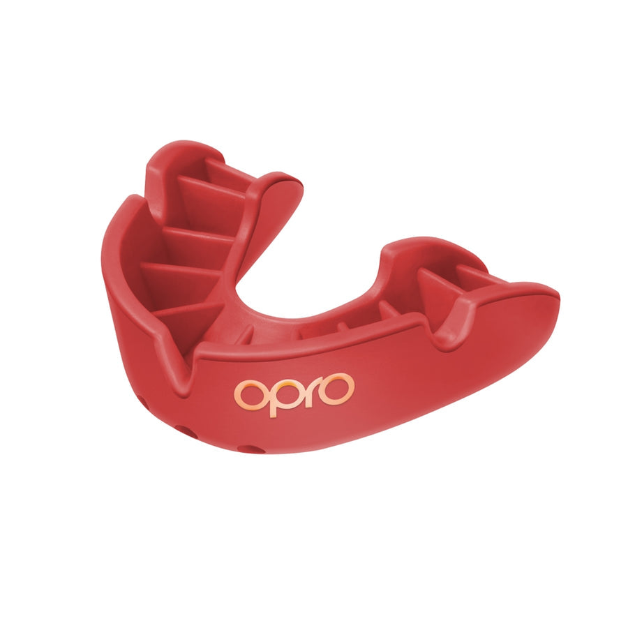 Opro Bronze Mouthguard, Red