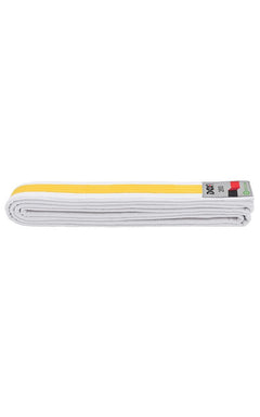Dax obi cinturón, amarillo-blanco