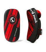 Katsudo Leather Arm Makiwara Curve 2pcs, Red-Black