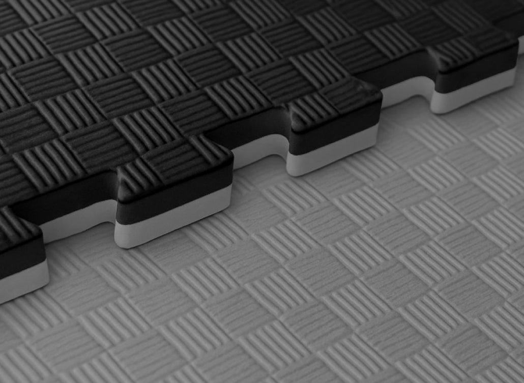Katsudo Tatami Checker Hard, Black-Grey