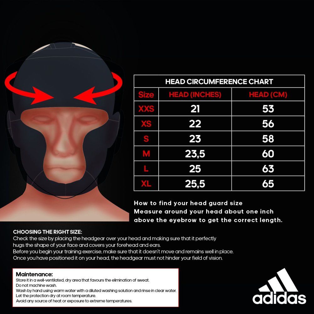 Adidas Boxing Helmet Response, White-Black
