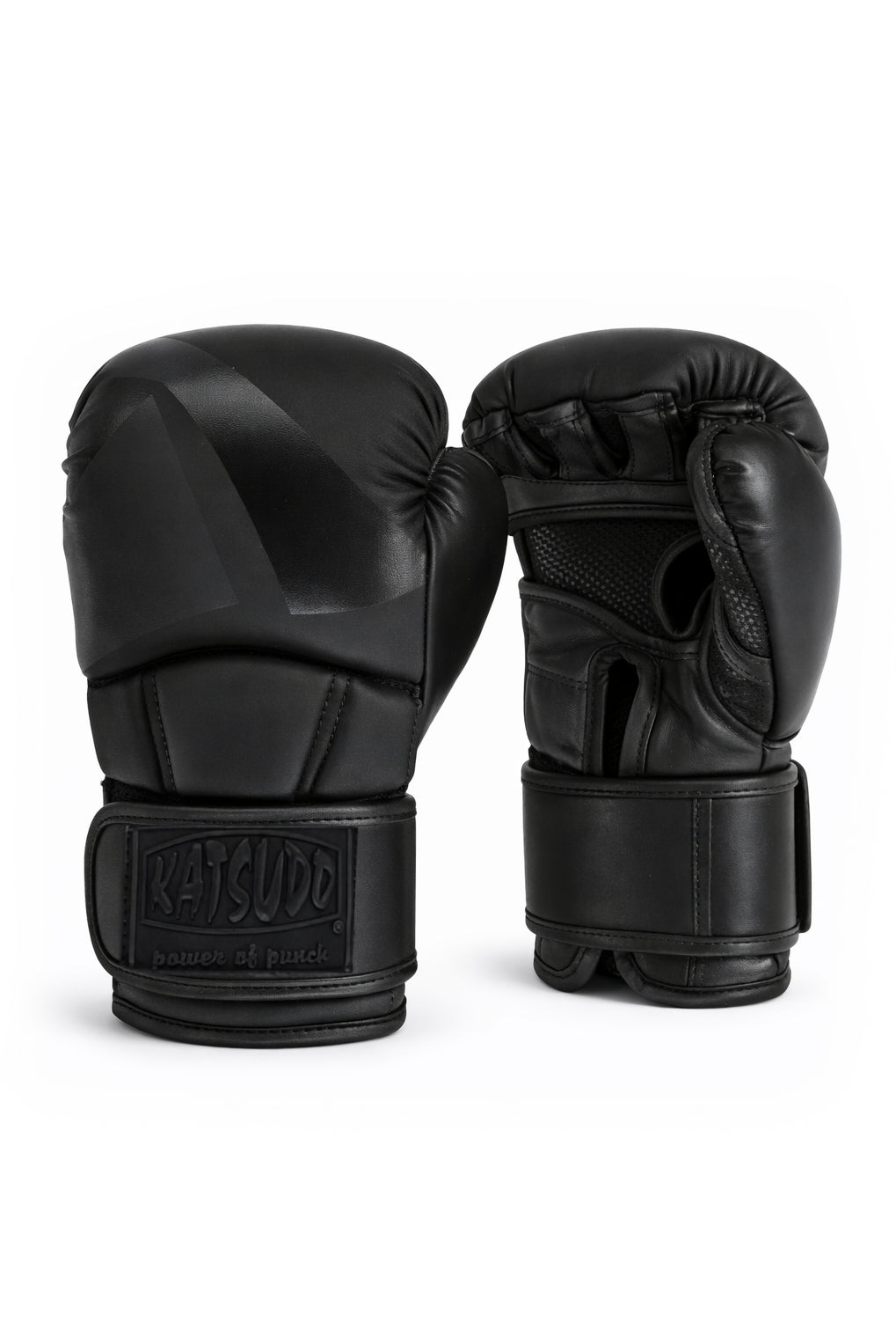Katsudo MMA Hybridcore sparring gloves, black-black