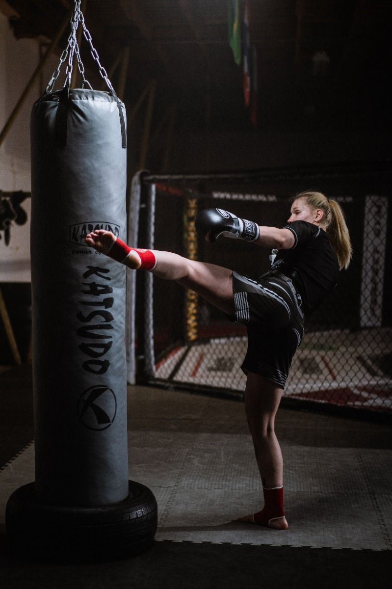 Katsudo plastelové boxerské vrece 180x28 Plaston, sivé