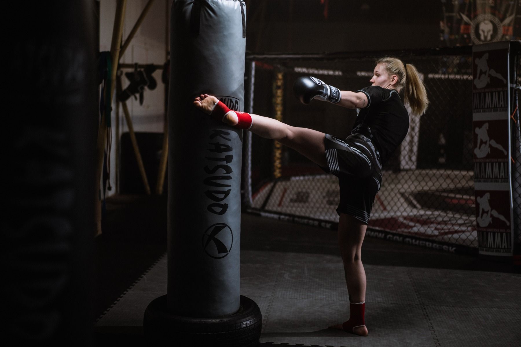 Katsudo plastelové boxerské vrece 180x28 Plaston, sivé