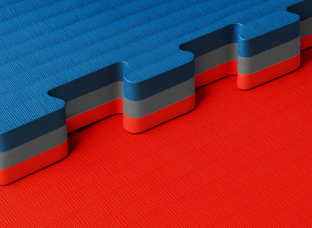 Katsudo Triple-Layer Tatami Original, Blue-Red