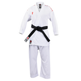 Fight Art KA kimono Sempai WKF 120g, červené znaky