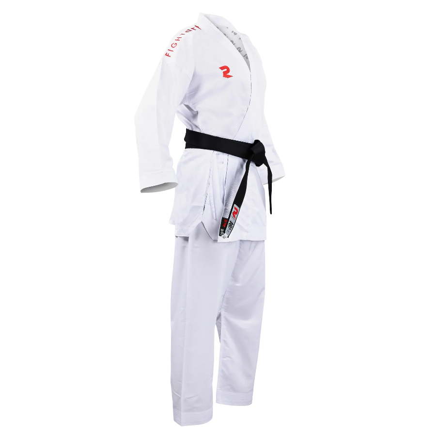 Fight Art KA kimono Sempai WKF 120g, červené znaky