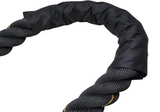 Katsudo Protective Sleeve for Battle Rope Deflex, Black