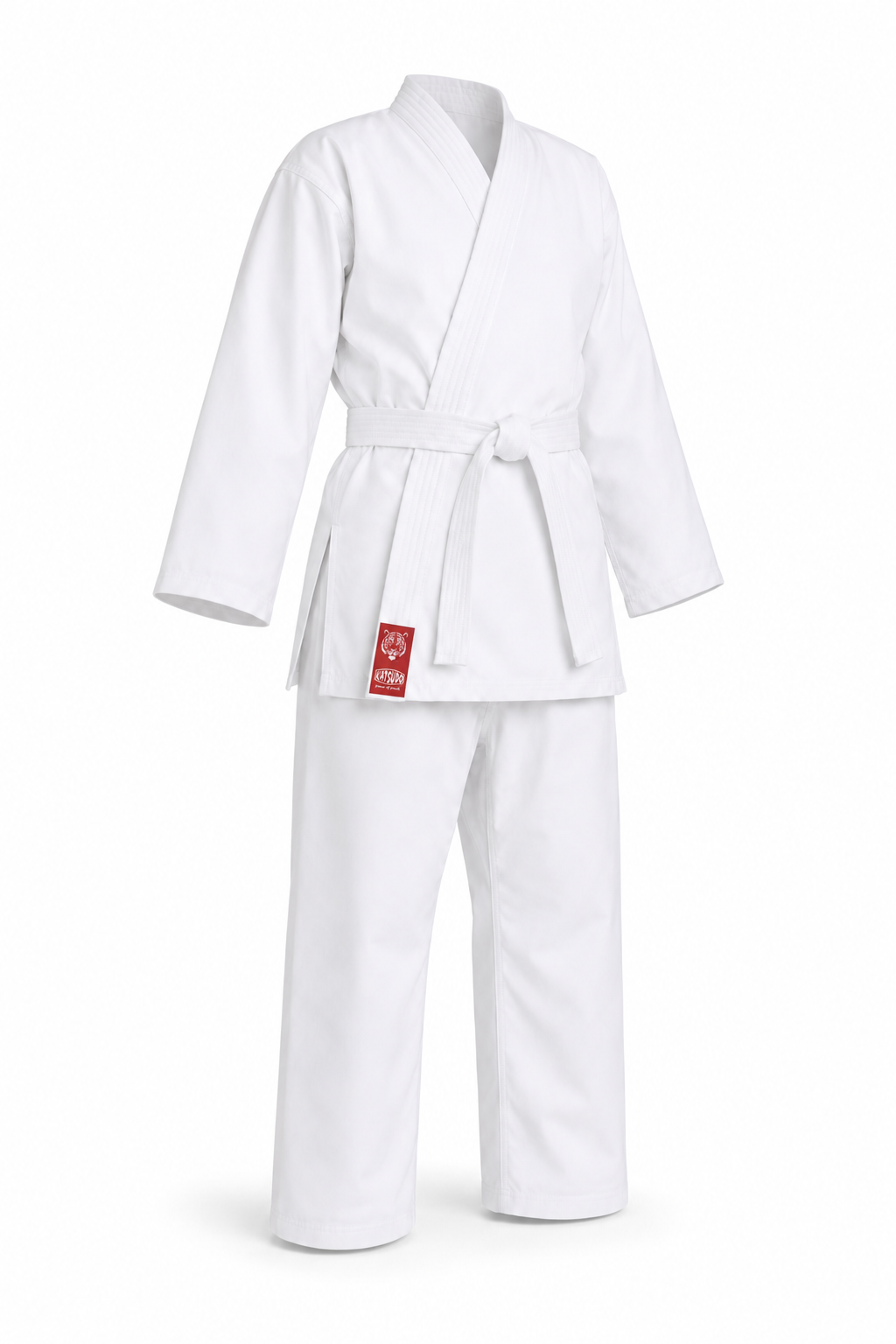 Katsudo Karate Uniform Tiger, White
