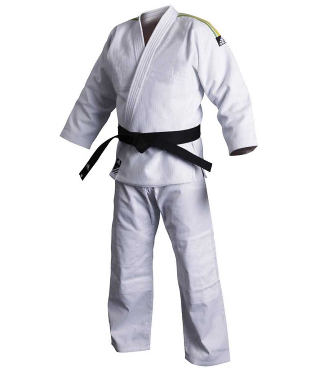 Adidas kimono da jiu jitsu 1075g, bianco