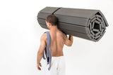 Zebra Exercise Mat Home Roll Out, Black